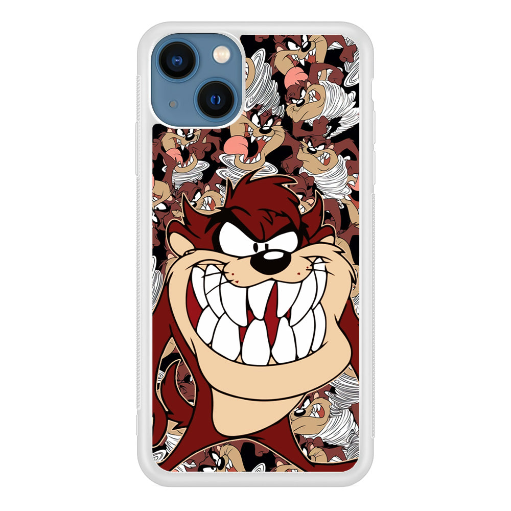 Tasmanian Devil Looney Tunes Angry Style  iPhone 14 Plus Case