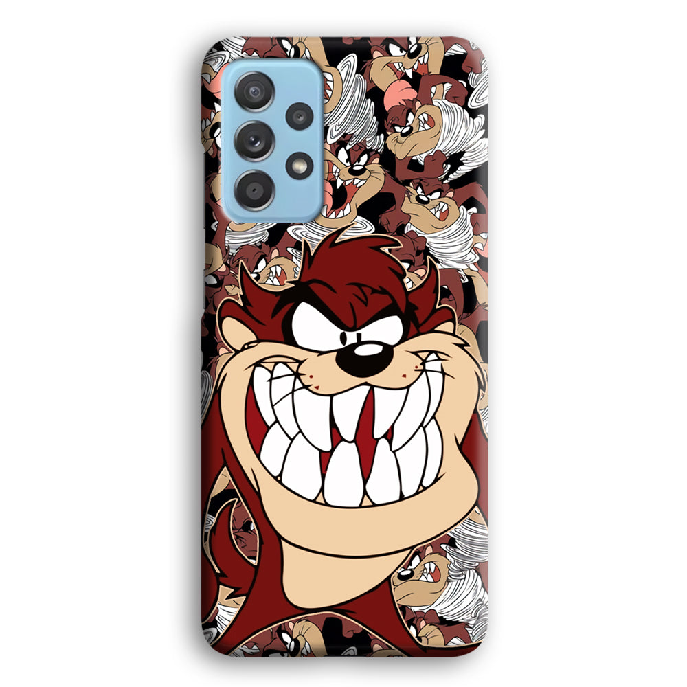 Tasmanian Devil Looney Tunes Angry Style Samsung Galaxy A72 Case