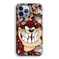 Tasmanian Devil Looney Tunes Angry Style iPhone 13 Pro Case