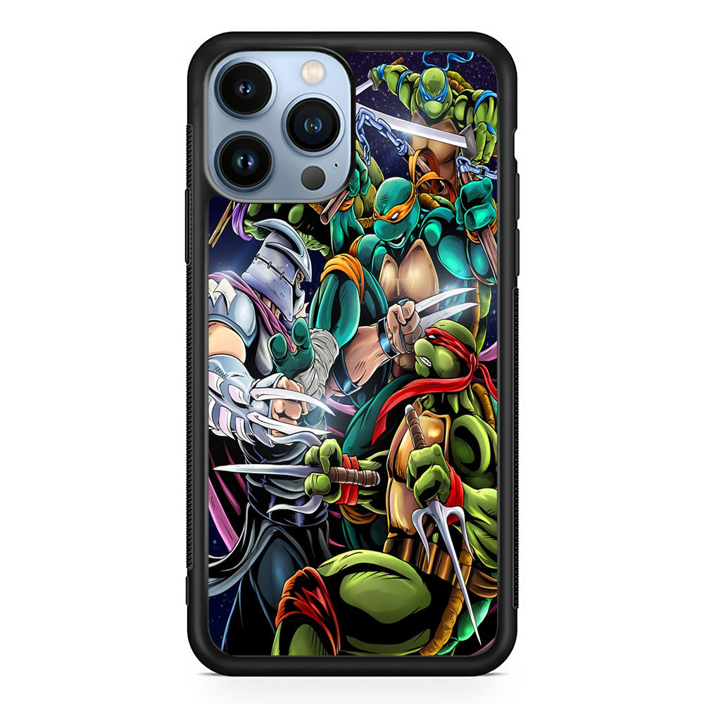 Teenage Mutant Ninja Turtles Battle Moment iPhone 15 Pro Case