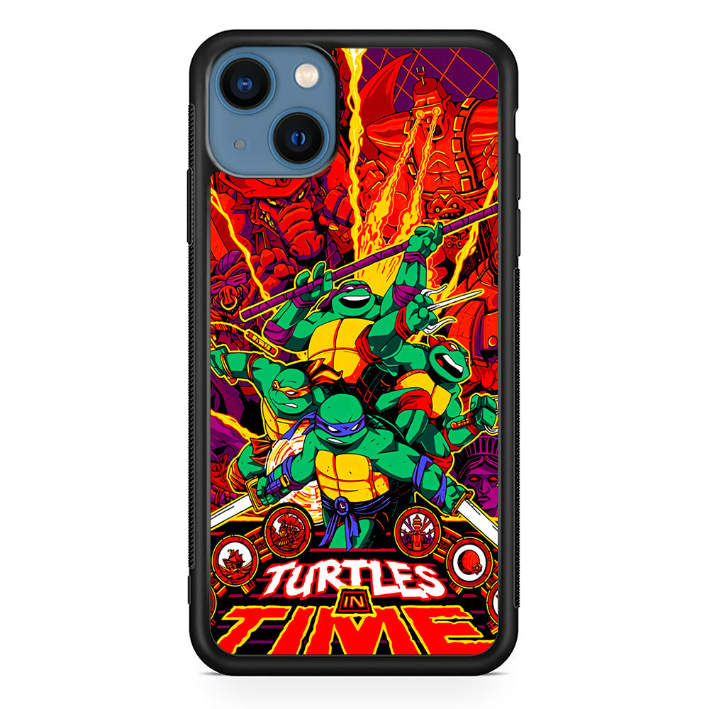 Teenage Mutant Ninja Turtles In Time Poster iPhone 14 Case