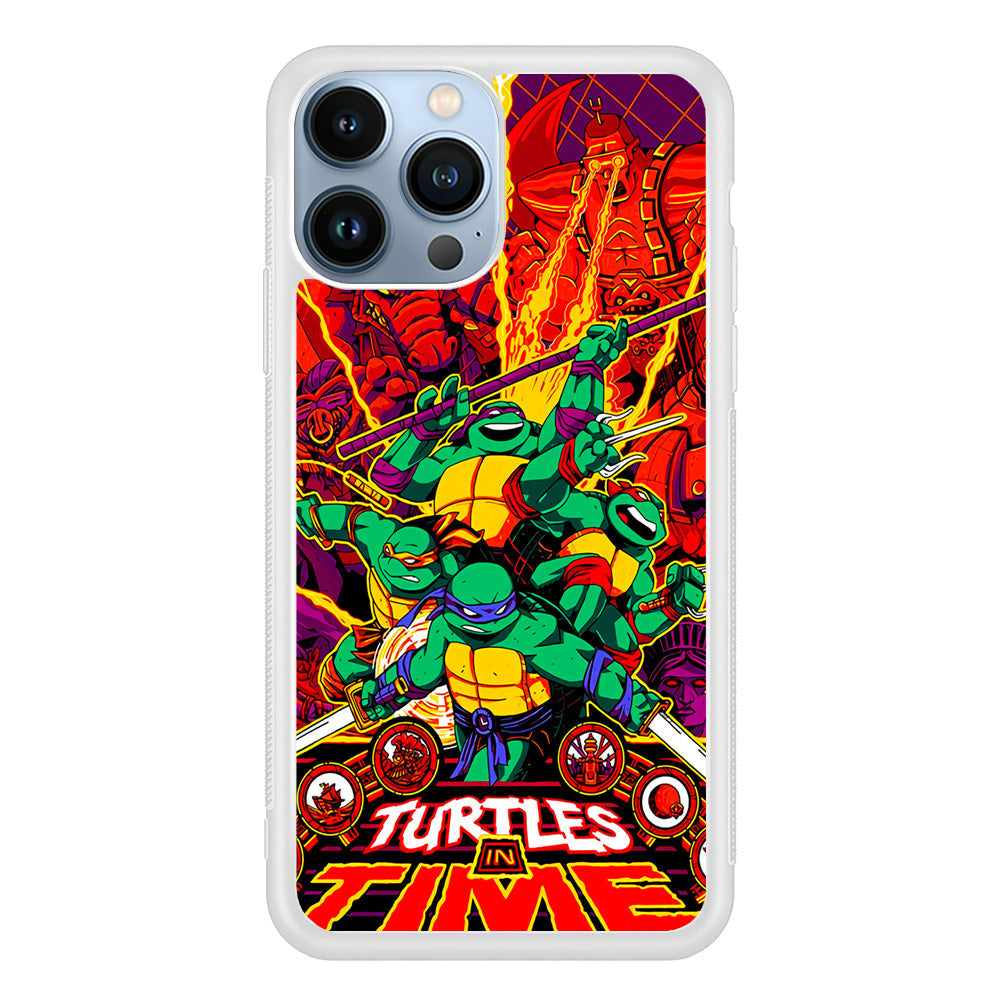Teenage Mutant Ninja Turtles In Time Poster iPhone 15 Pro Max Case