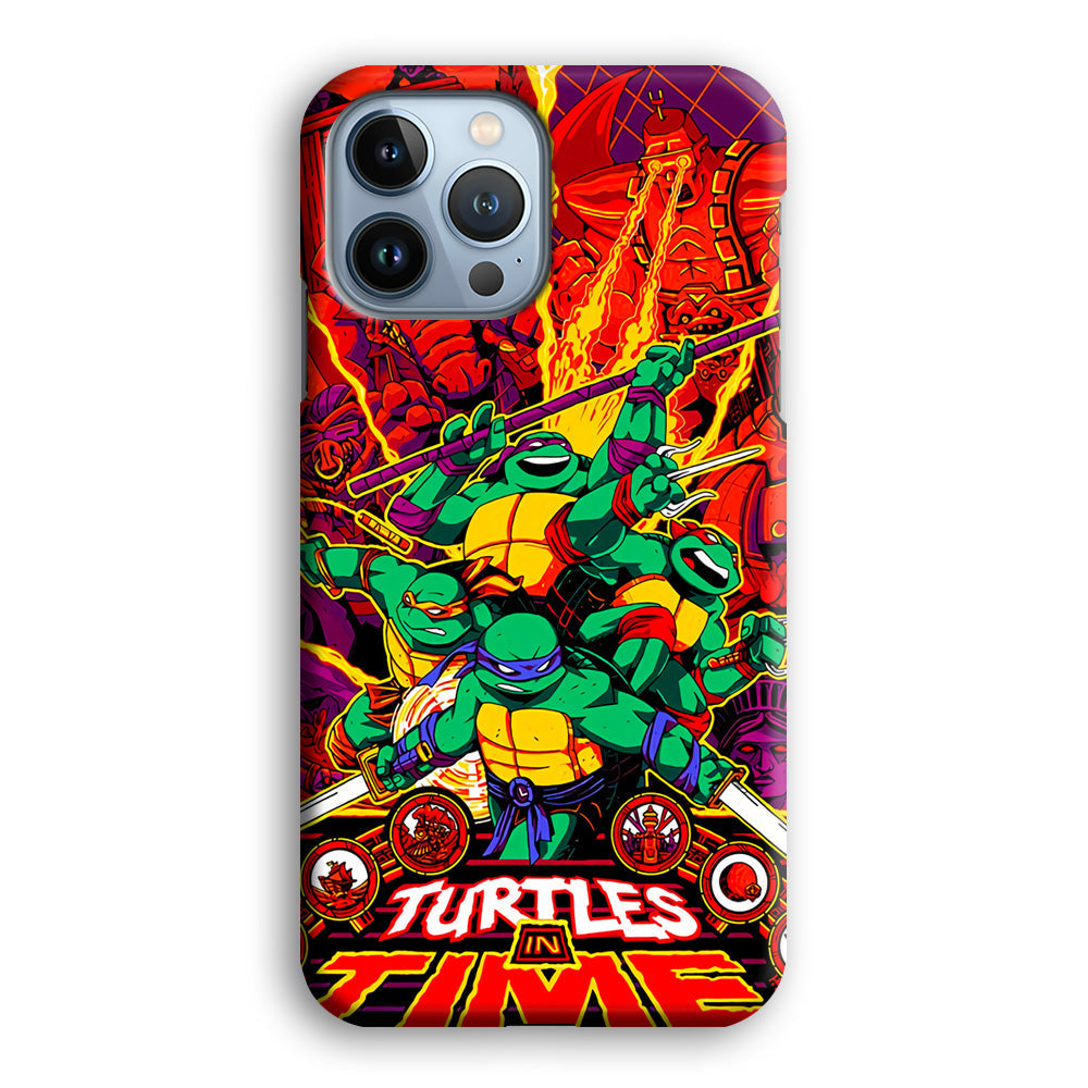 Teenage Mutant Ninja Turtles In Time Poster iPhone 15 Pro Max Case