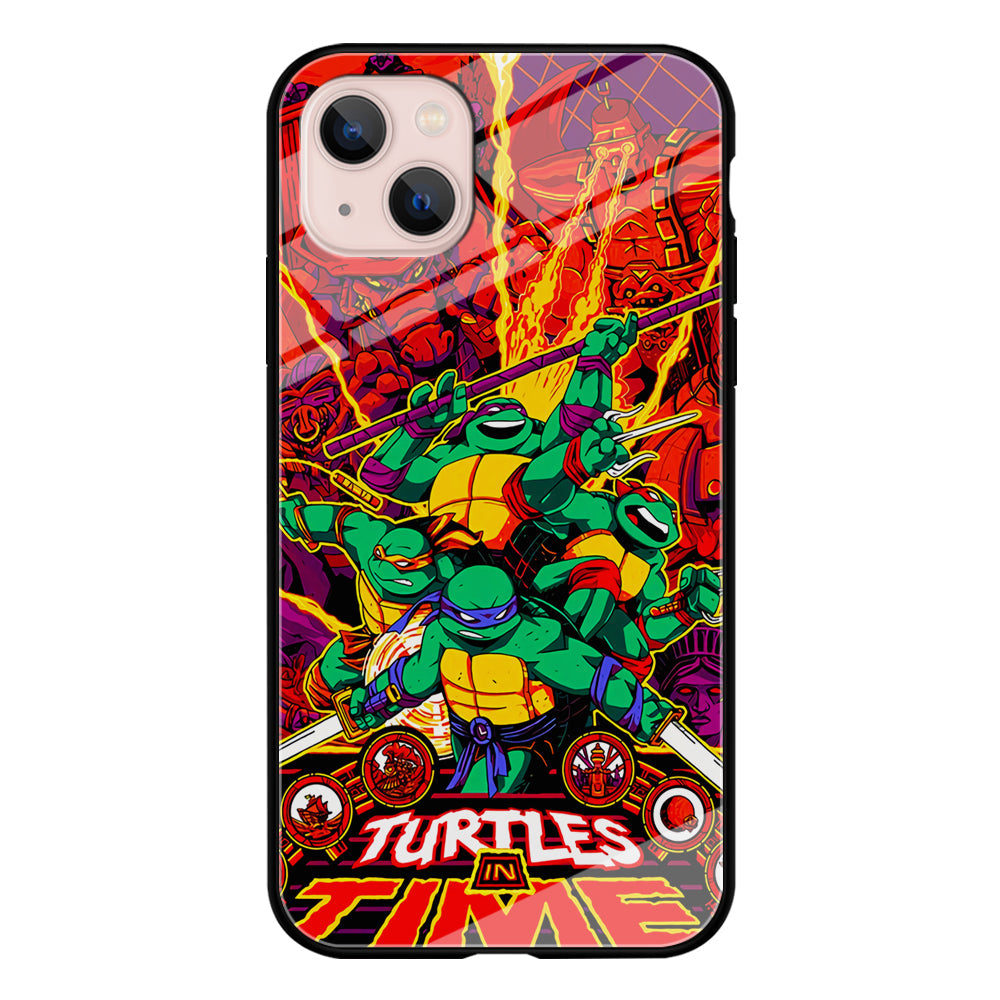 Teenage Mutant Ninja Turtles In Time Poster iPhone 14 Case