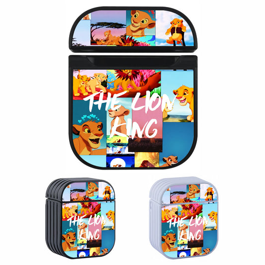 The Lion King Aesthetic Collage Hard Plastic Case Cover For Apple Airpods