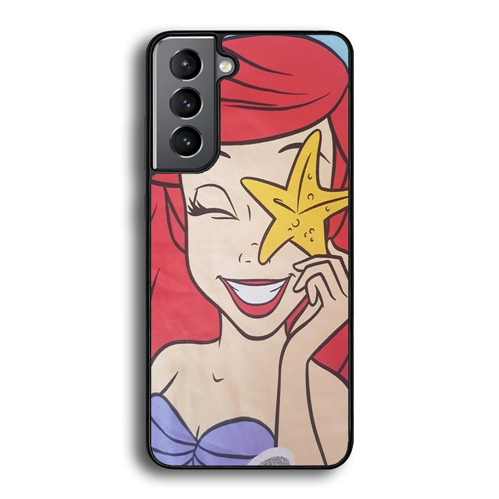 The Little Mermaid Ariel Smiel  Samsung Galaxy S24 Case - Ezzystore