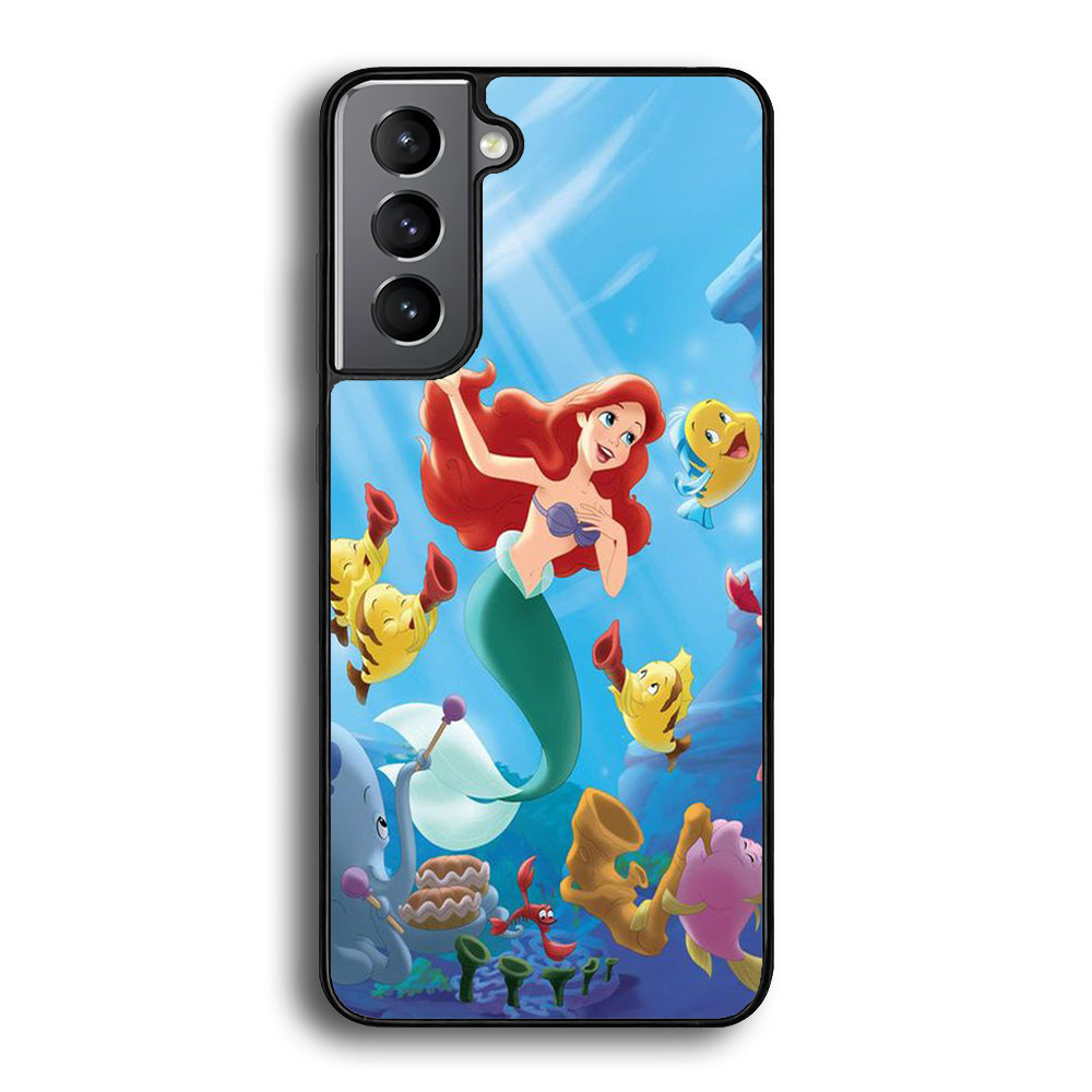 The Little Mermaid Best Friend Samsung Galaxy S24 Plus Case - Ezzystore