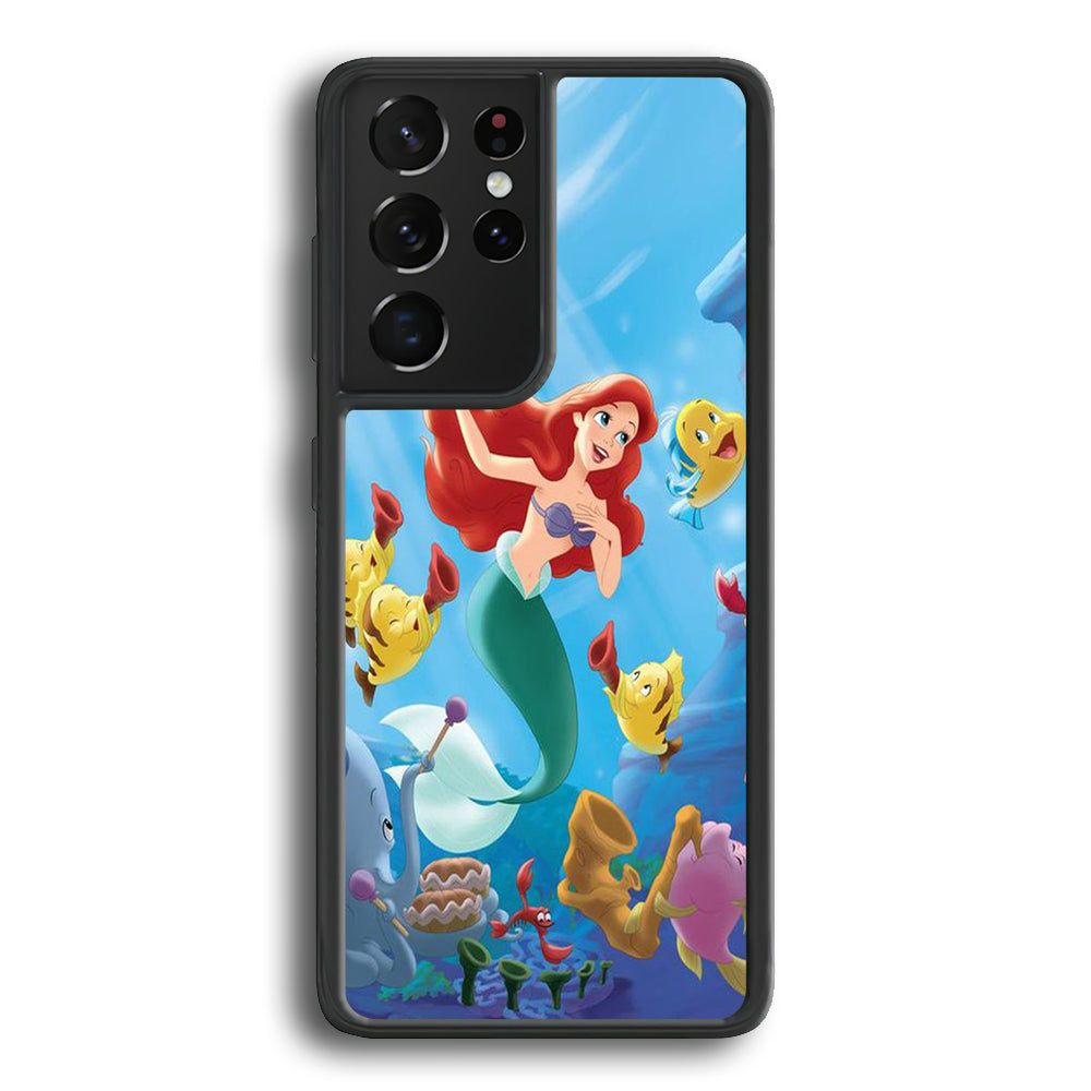 The Little Mermaid Best Friend Samsung Galaxy S24 Ultra Case - Ezzystore