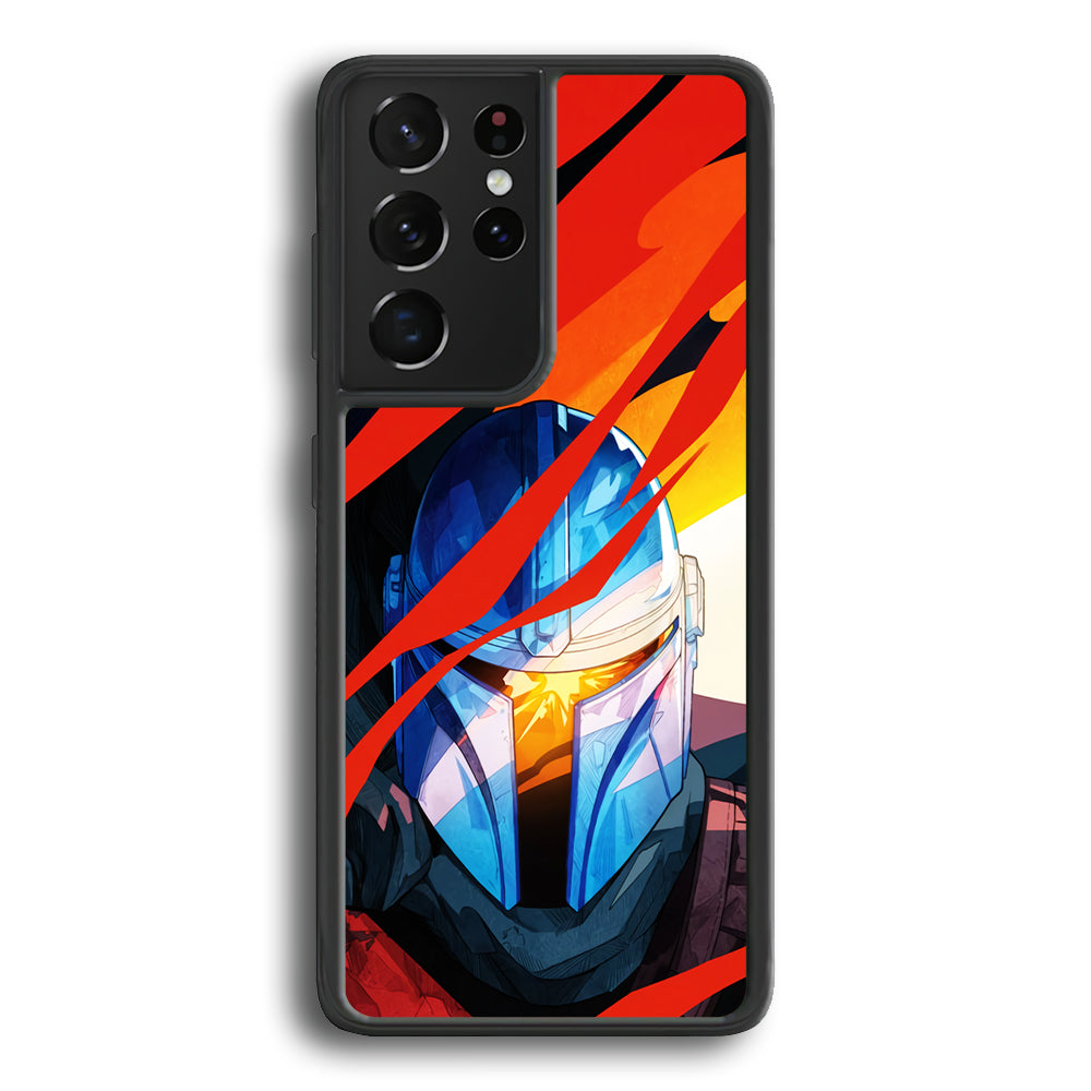 The Mandalorian Starwars Character Samsung Galaxy S23 Ultra Case - Ezzystore