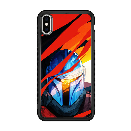 The Mandalorian Starwars Character iPhone X Case