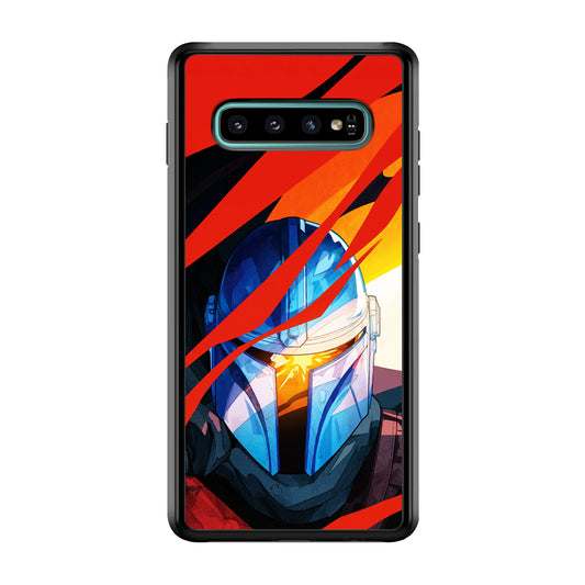 The Mandalorian Starwars Character Samsung Galaxy S10 Case