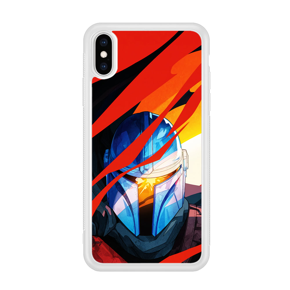 The Mandalorian Starwars Character iPhone X Case
