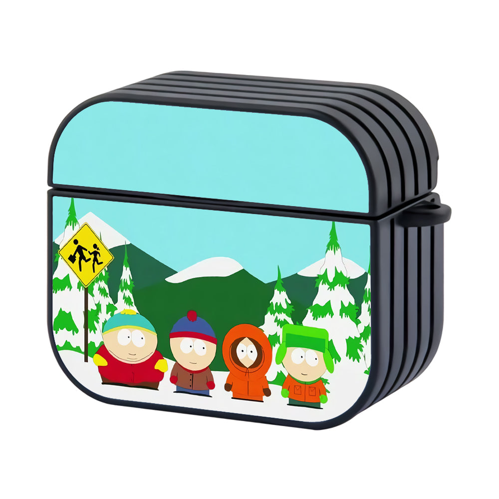 The boys of South Park Cartoon Hard Plastic Case Cover For Apple Airpods 4 - Ezzystore