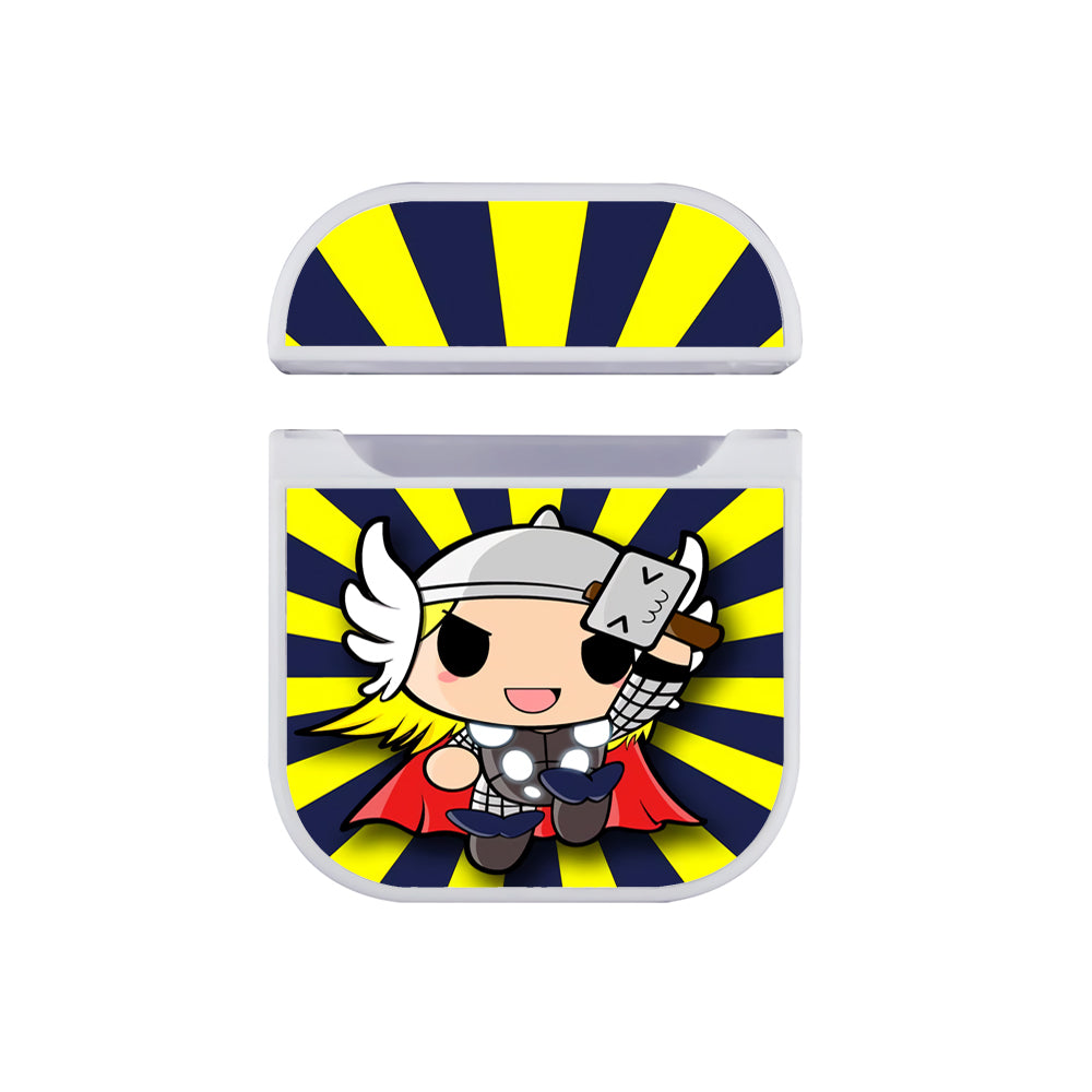 Thor Cute Hard Plastic Case Cover For Apple Airpods