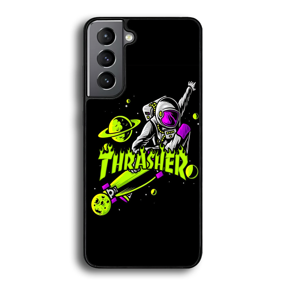Thrasher Skate Astronaut Samsung Galaxy S24 Case - Ezzystore