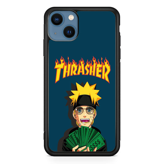 Thrasher Naruto Rich Navy iPhone 14 Plus Case - Ezzystore