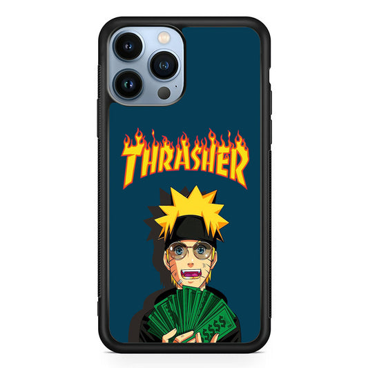 Thrasher Naruto Rich Navy iPhone 14 Pro Case - Ezzystore