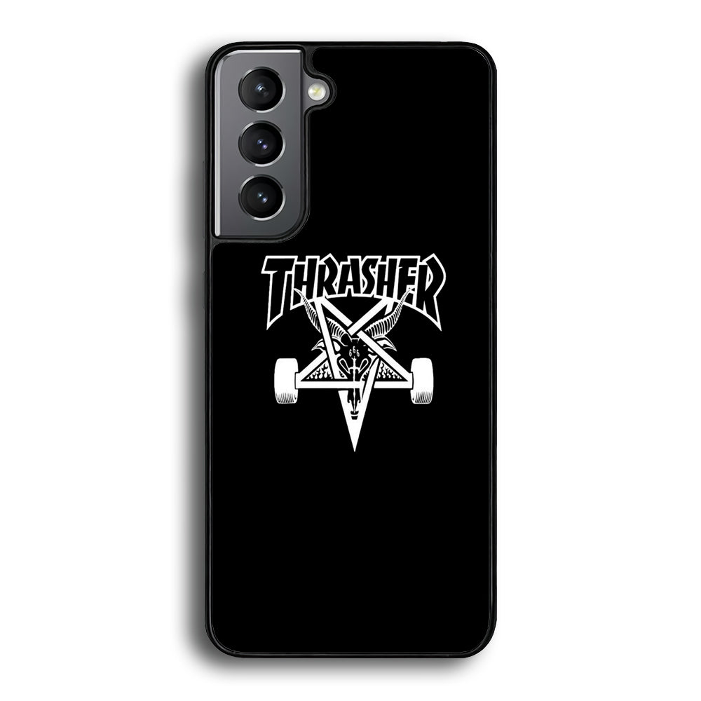 Thrasher x Pentagram Midnight Black Samsung Galaxy S24 Plus Case - Ezzystore