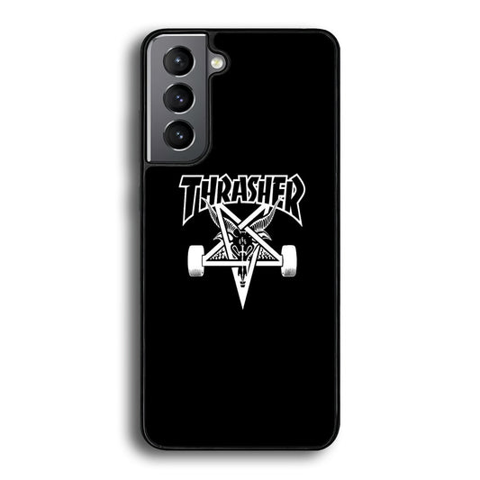 Thrasher x Pentagram Midnight Black Samsung Galaxy S24 Plus Case - Ezzystore