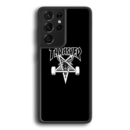 Thrasher x Pentagram Midnight Black Samsung Galaxy S23 Ultra Case - Ezzystore