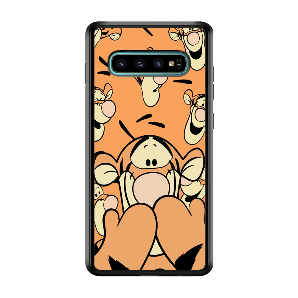 Tiger Winnie The Pooh Expression Samsung Galaxy S10 Plus Case
