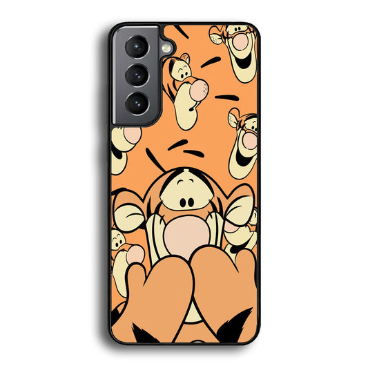 Tiger Winnie The Pooh Expression Samsung Galaxy S22 Plus Case - Ezzystore