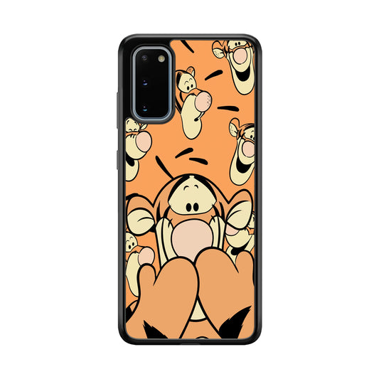 Tiger Winnie The Pooh Expression Samsung Galaxy S20 Case