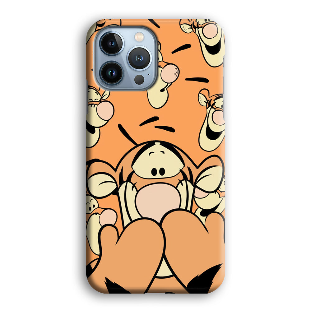 Tiger Winnie The Pooh Expression iPhone 15 Pro Case