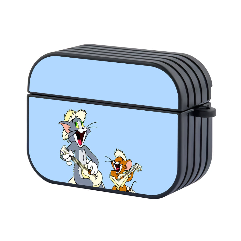 Tom And Jerry Jamming Music Hard Plastic Case Cover For Apple Airpods Pro 3 - Ezzystore