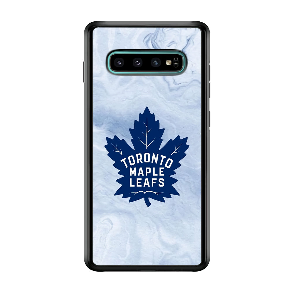 Toronto Maple Leafs Marble Logo Samsung Galaxy S10 Case