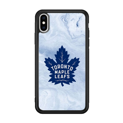 Toronto Maple Leafs Marble Logo iPhone XS Case