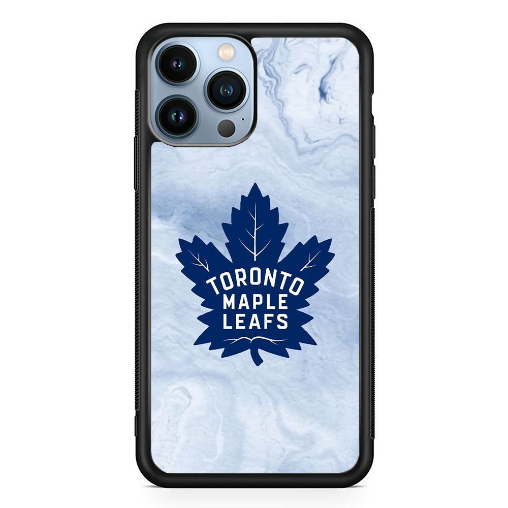 Toronto Maple Leafs Marble Logo iPhone 15 Pro Max Case
