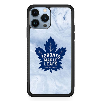 Toronto Maple Leafs Marble Logo iPhone 13 Pro Max Case