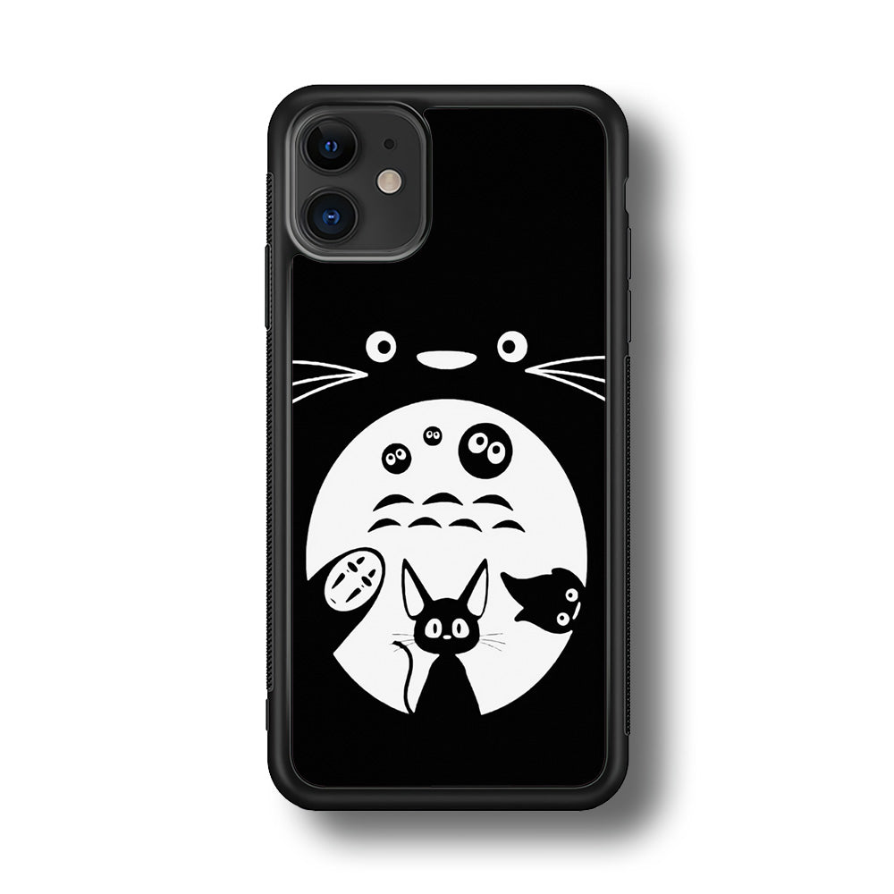 Totoro And Friends Silhouette Art iPhone 11 Case