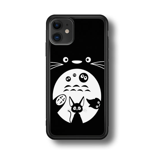 Totoro And Friends Silhouette Art iPhone 11 Case