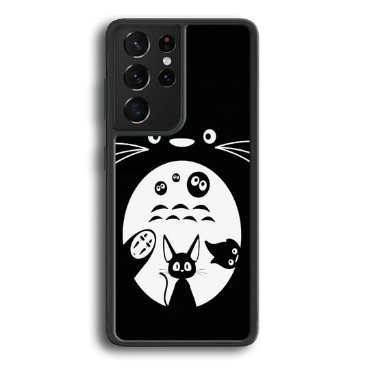 Totoro And Friends Silhouette Art Samsung Galaxy S21 Ultra Case - Ezzystore