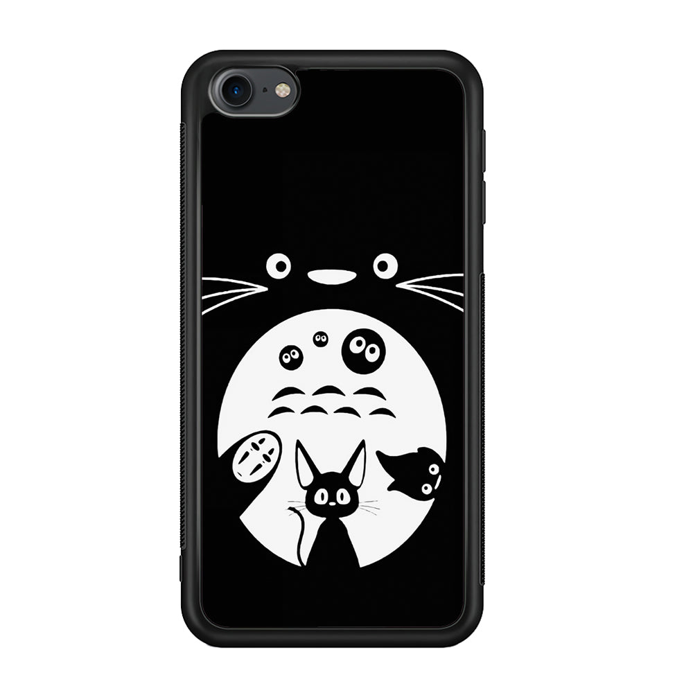 Totoro And Friends Silhouette Art iPod Touch 6 Case - Ezzystore
