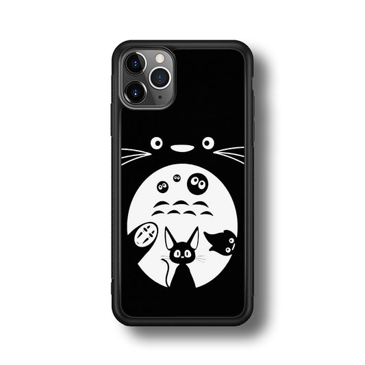 Totoro And Friends Silhouette Art iPhone 11 Pro Case