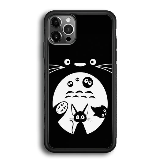 Totoro And Friends Silhouette Art iPhone 12 Pro Case