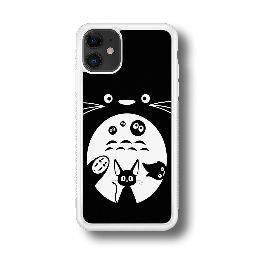Totoro And Friends Silhouette Art iPhone 11 Case