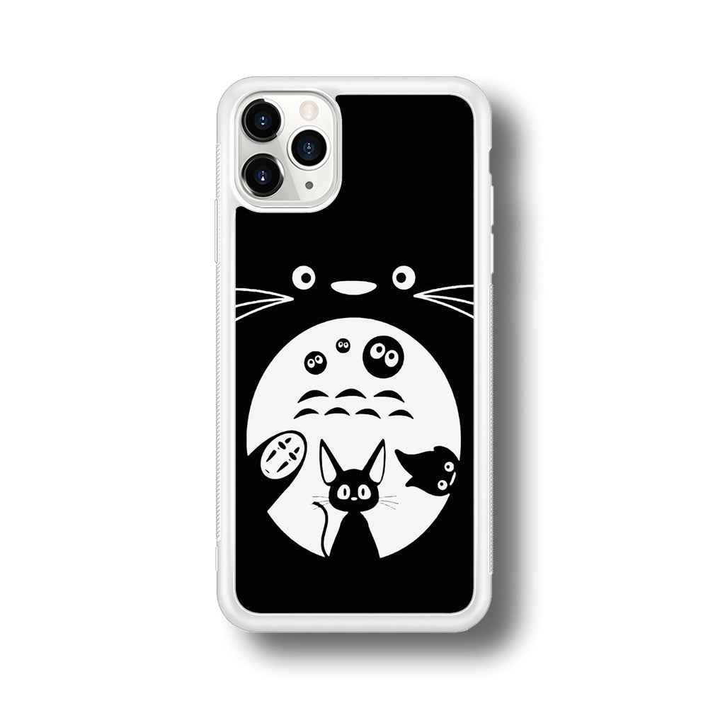 Totoro And Friends Silhouette Art iPhone 11 Pro Max Case