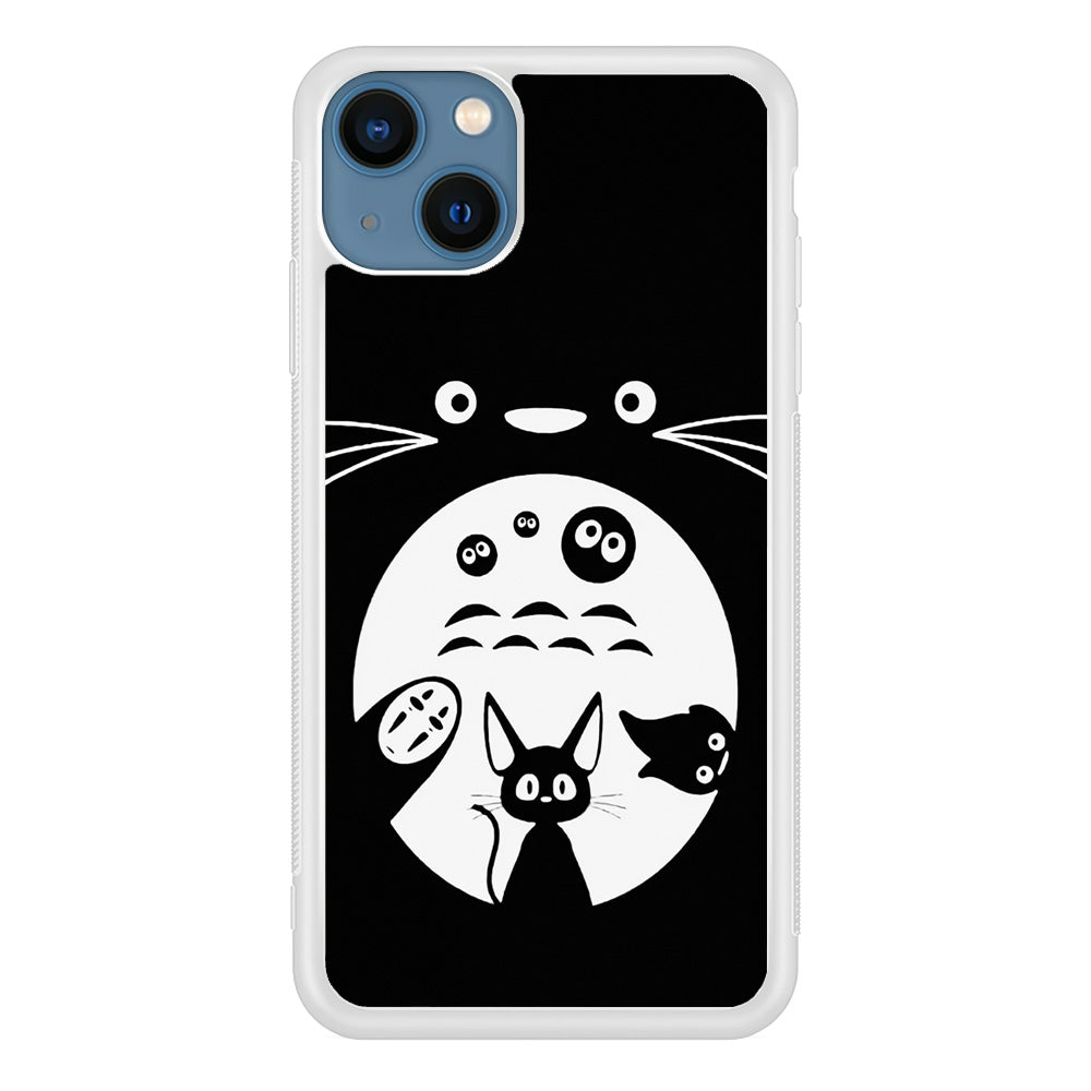 Totoro And Friends Silhouette Art iPhone 13 Case