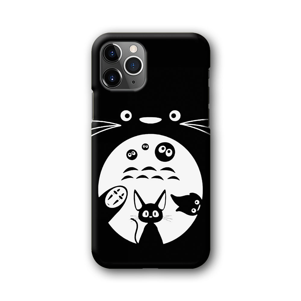 Totoro And Friends Silhouette Art iPhone 11 Pro Max Case