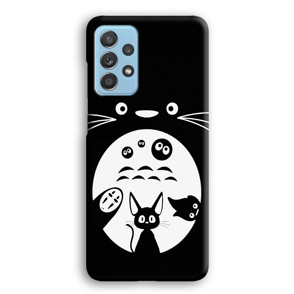 Totoro And Friends Silhouette Art Samsung Galaxy A72 Case