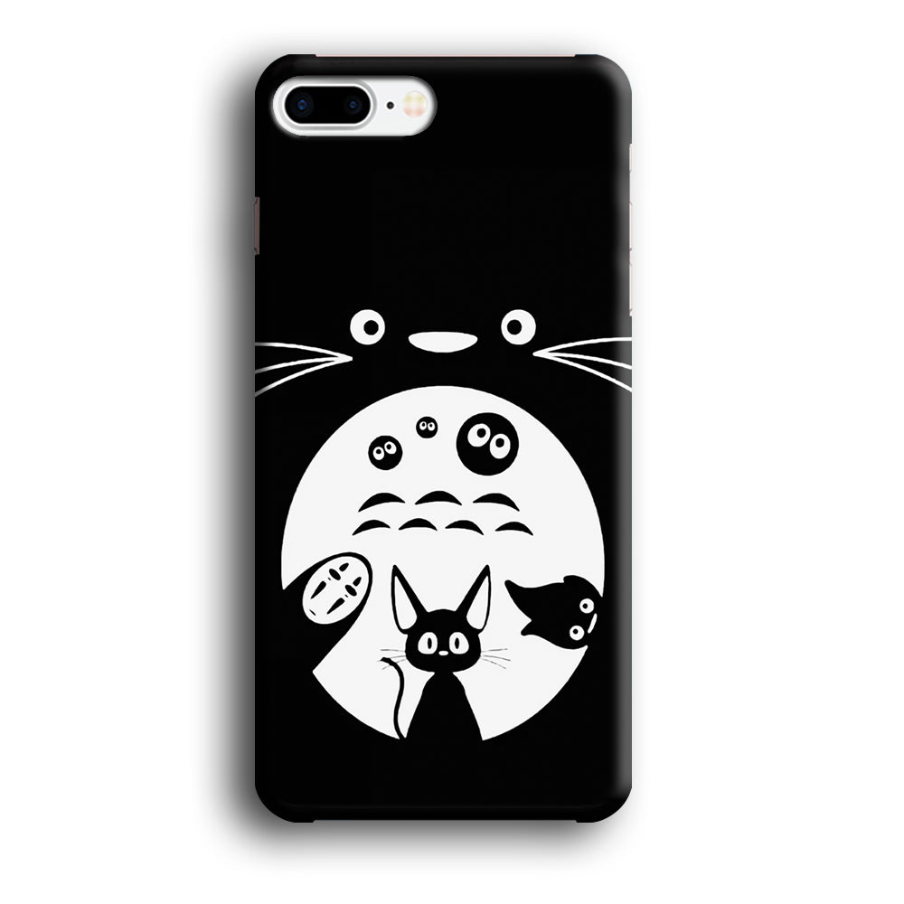 Totoro And Friends Silhouette Art iPhone 8 Plus Case