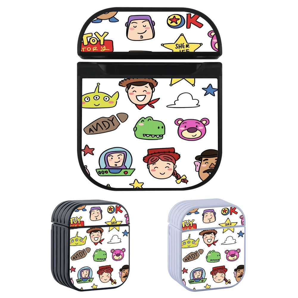 Toy Story Icon Hard Plastic Case Cover For Apple Airpods