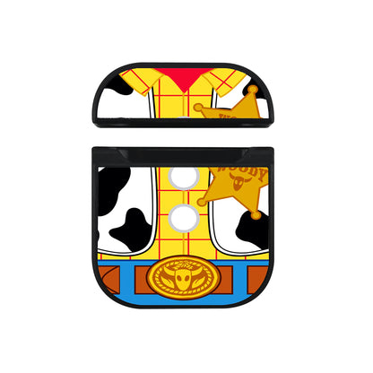Toy Story Sheriff Woody Costume Hard Plastic Case Cover For Apple Airpods