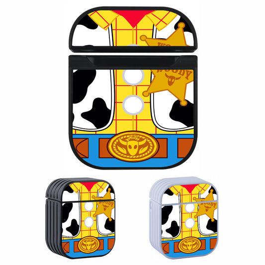 Toy Story Sheriff Woody Costume Hard Plastic Case Cover For Apple Airpods