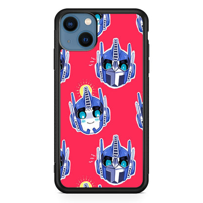 Transformers Red Doodle iPhone 14 Plus Case