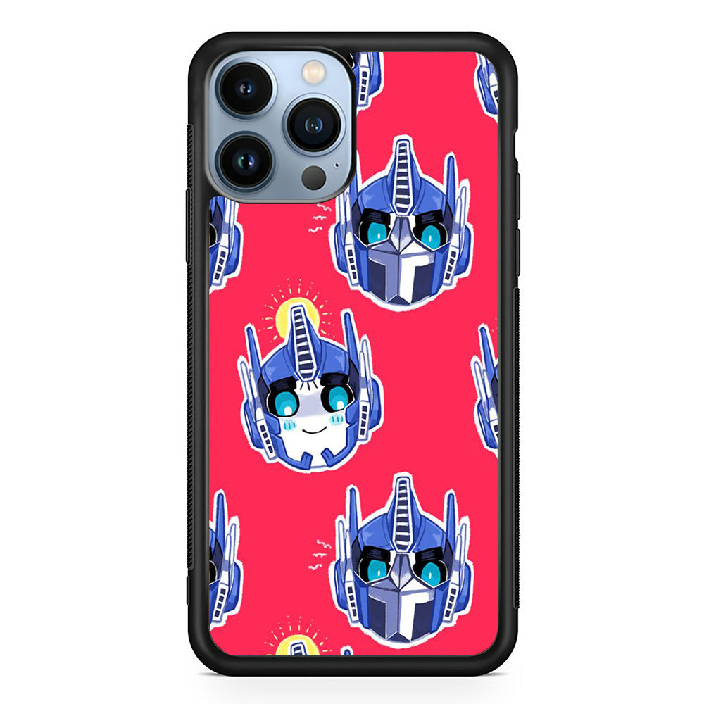Transformers Red Doodle iPhone 14 Pro Max Case